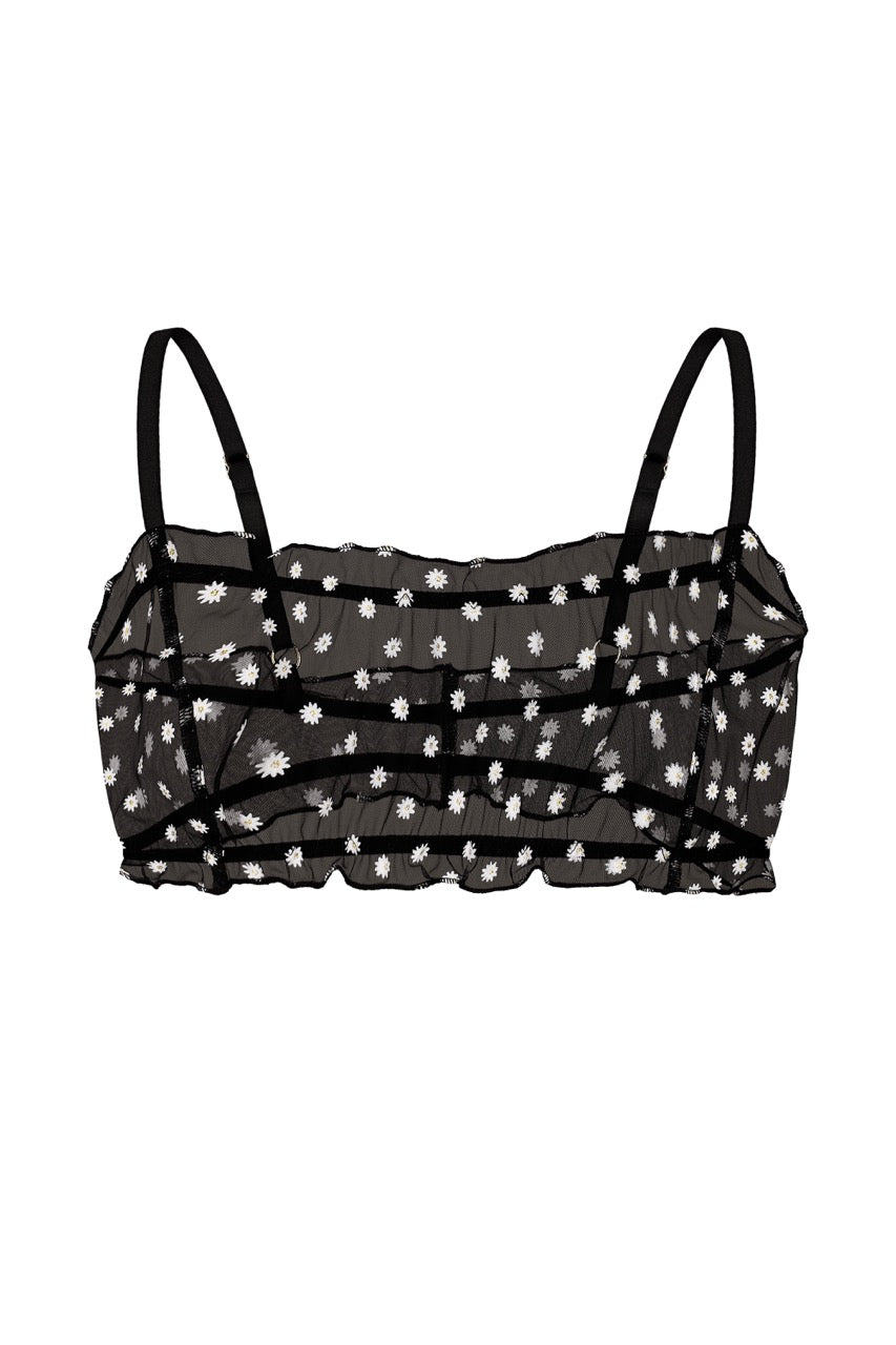 Chamomile Bralette Black