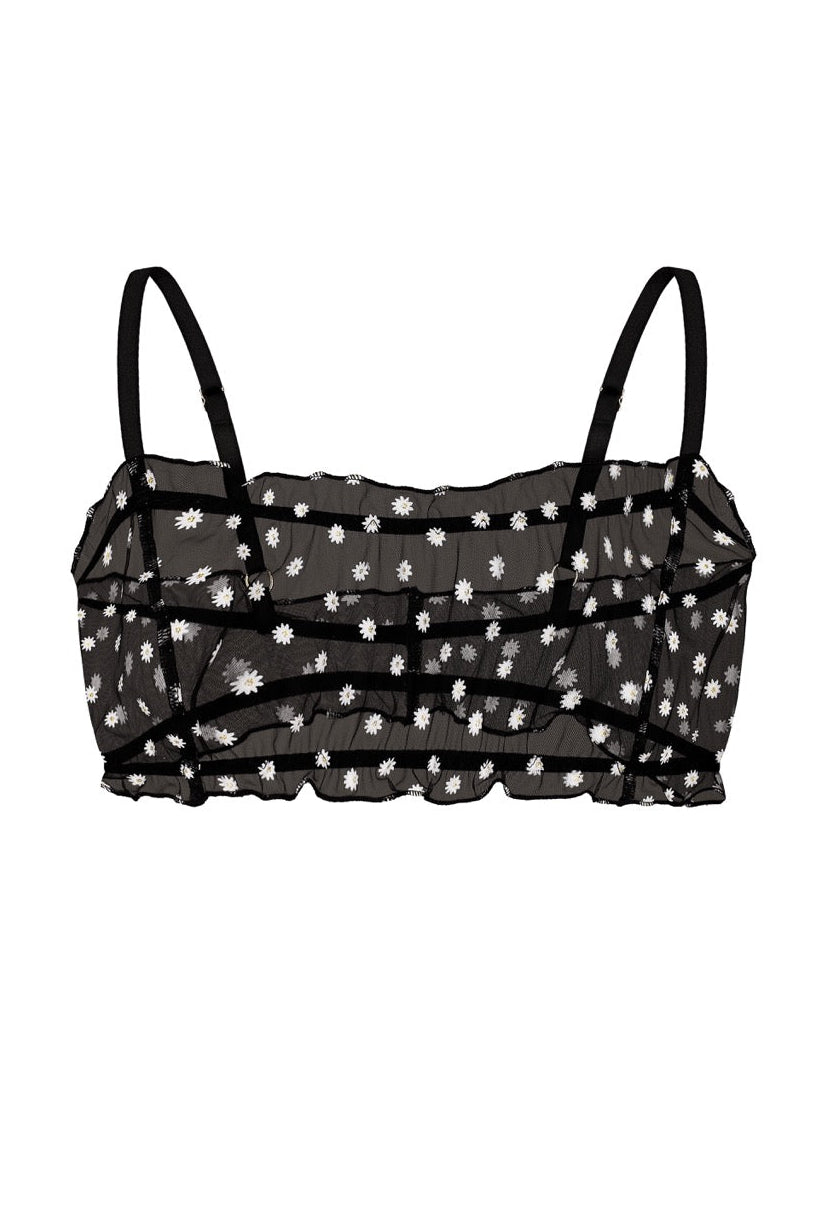 Chamomile Bralette Black