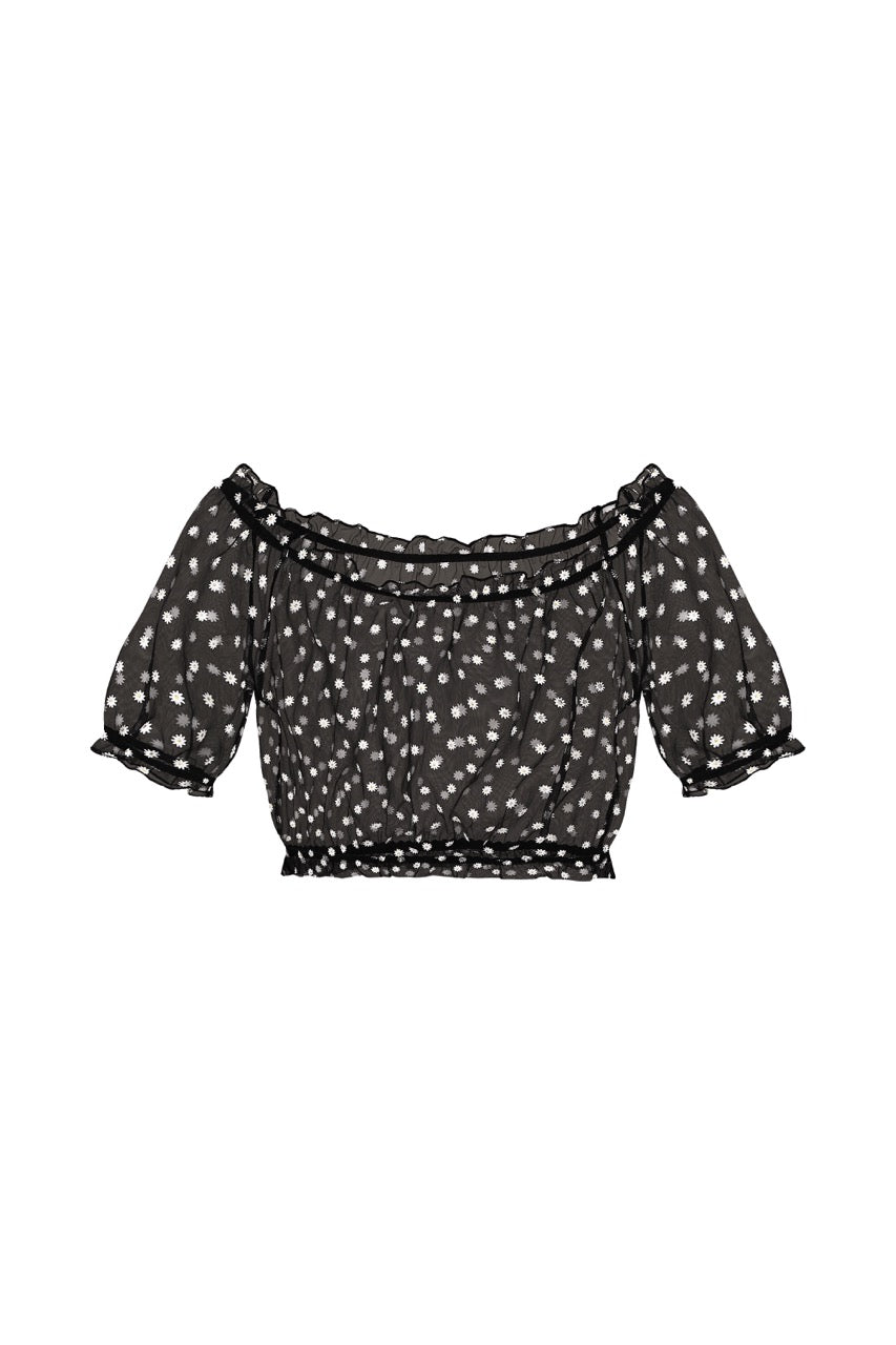 Chamomile Short Sleeve Black