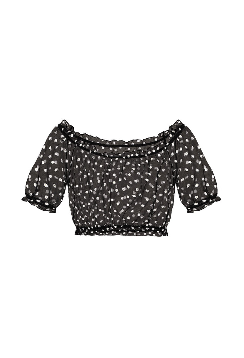 Chamomile Short Sleeve Black