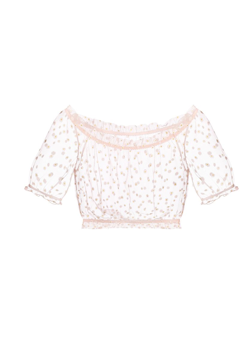 Chamomile Short Sleeve Peach