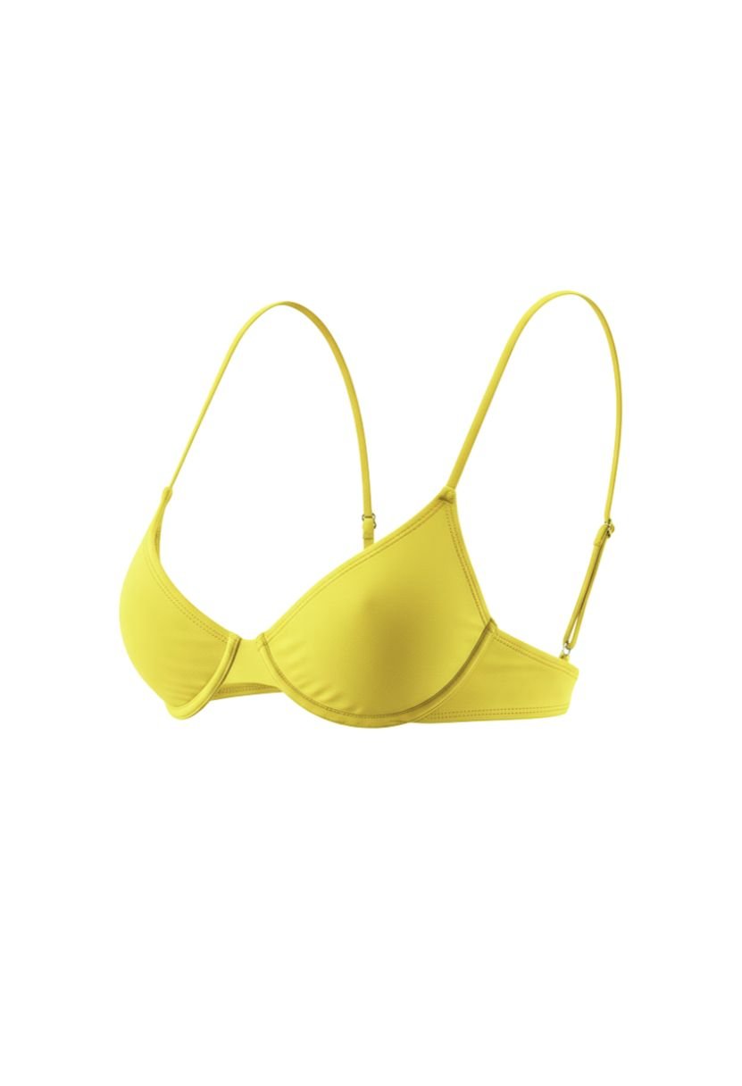Bianca Bikini Top Yellow