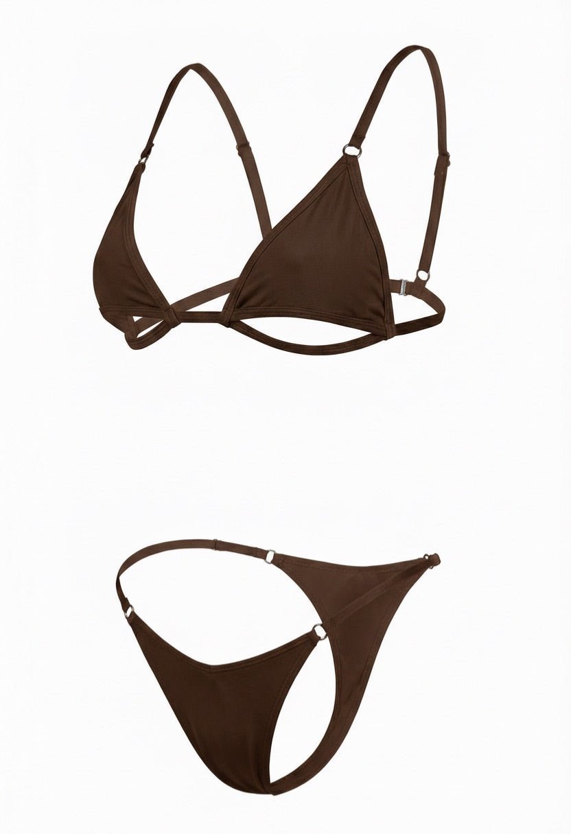 Luna Bikini Set Brown