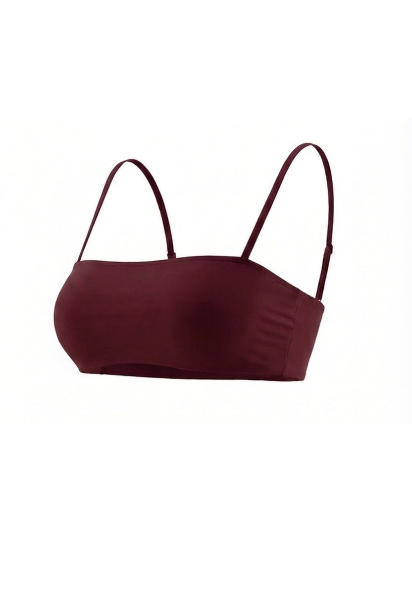 Valeria Bikini Top Burgundy