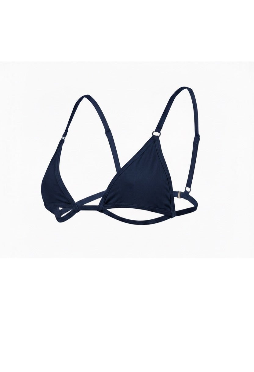 Luna Bikini Top Navy