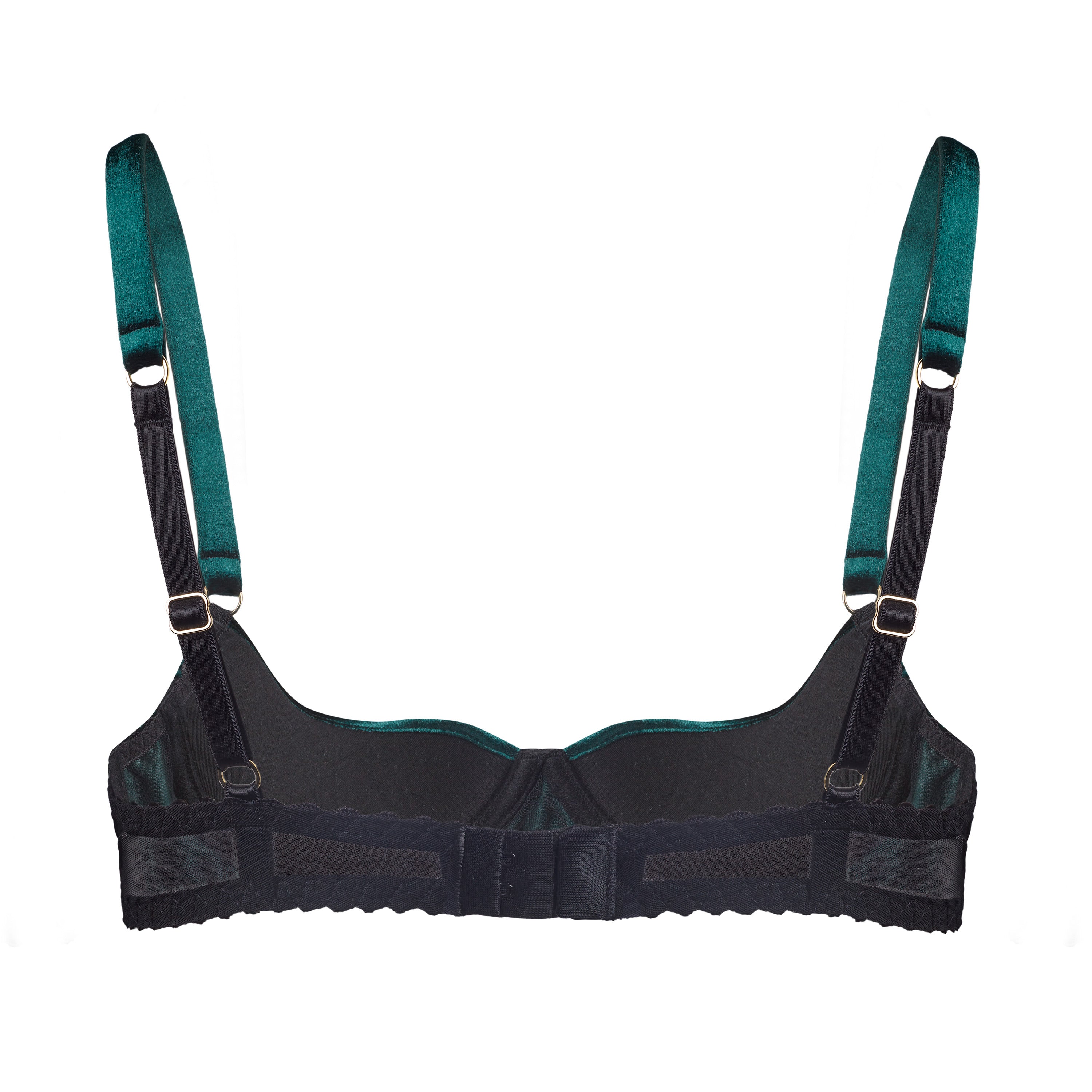 Emerald Open Bra Green