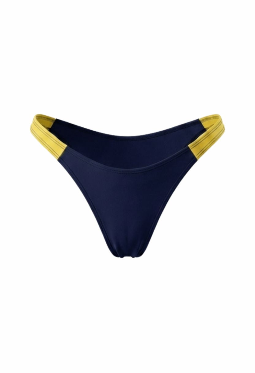Sena Bikini Bottom Navy Yellow