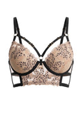 Namira Cage Bra Nude Black