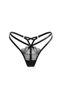 Cleo V-String Black