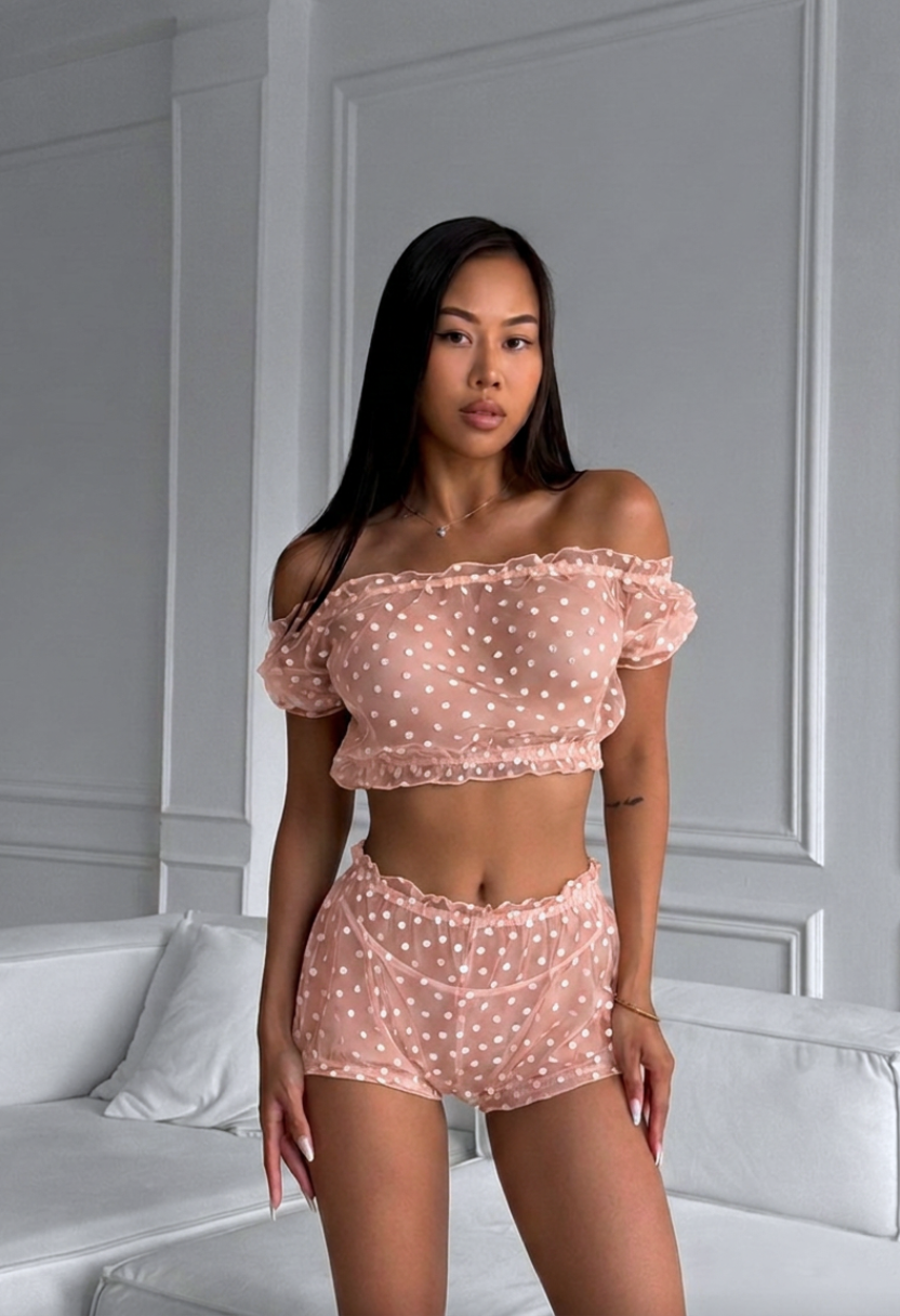 Chamomile Shorts Peach