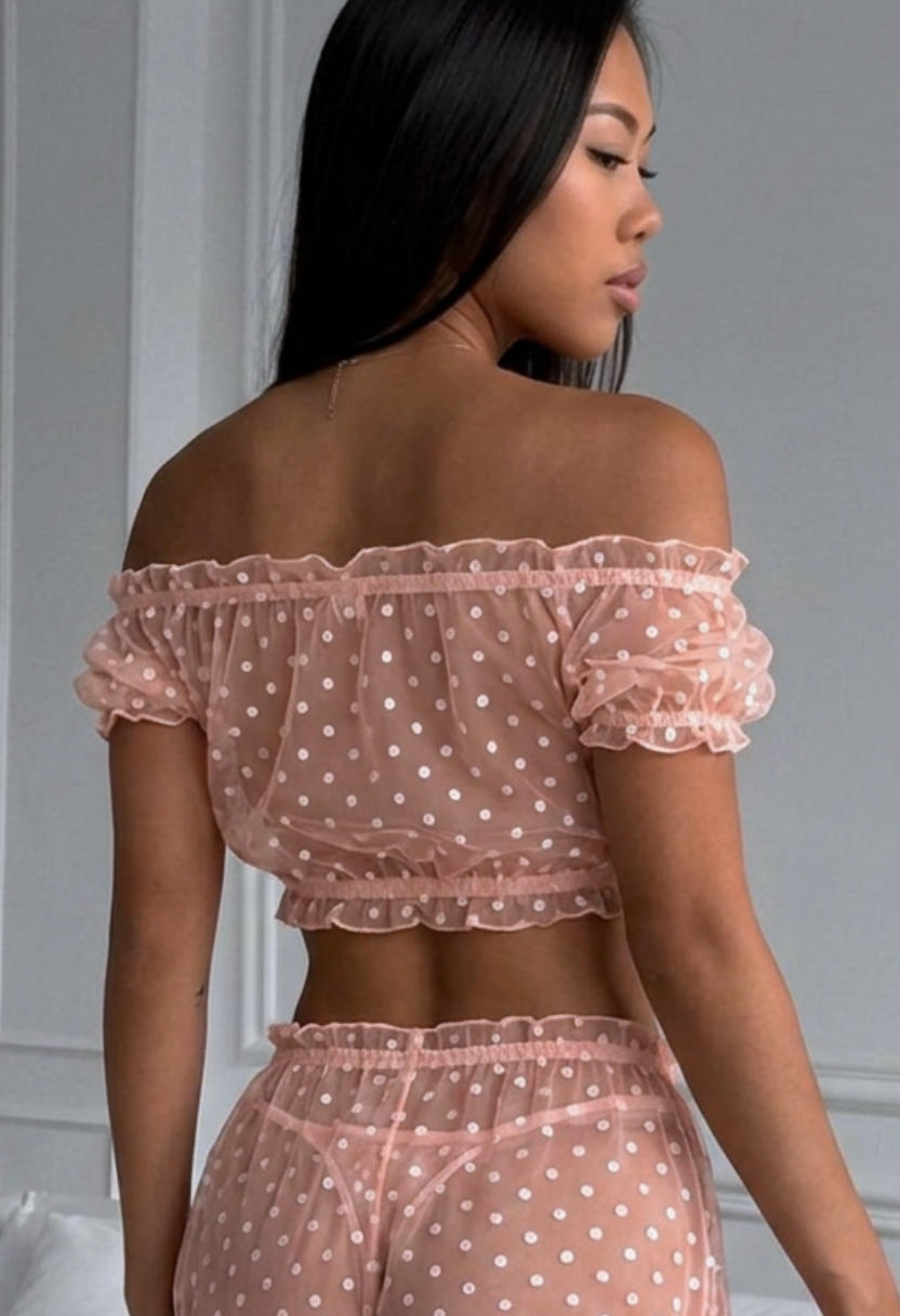 Chamomile Short Sleeve Peach