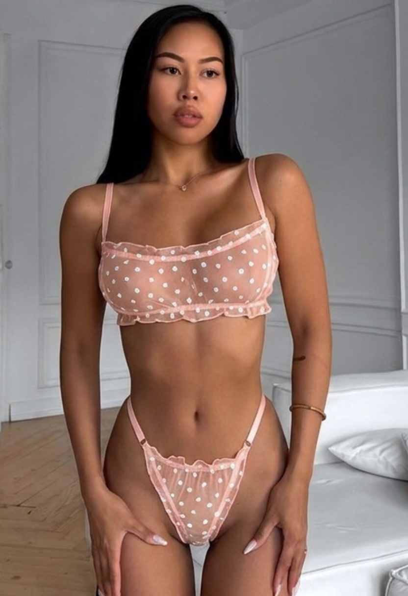 Chamomile Bralette Peach
