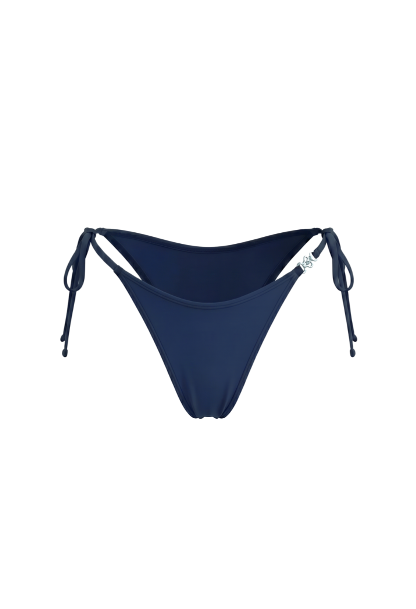 Gia Tie-Side Cheeky Bottom Navy