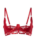 Vesta Open Bra Red