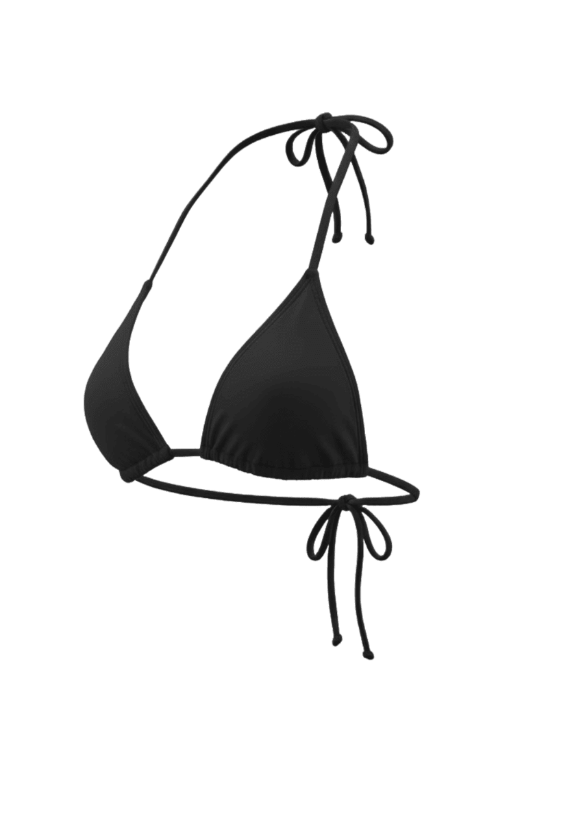 Aria Triangle Top Black