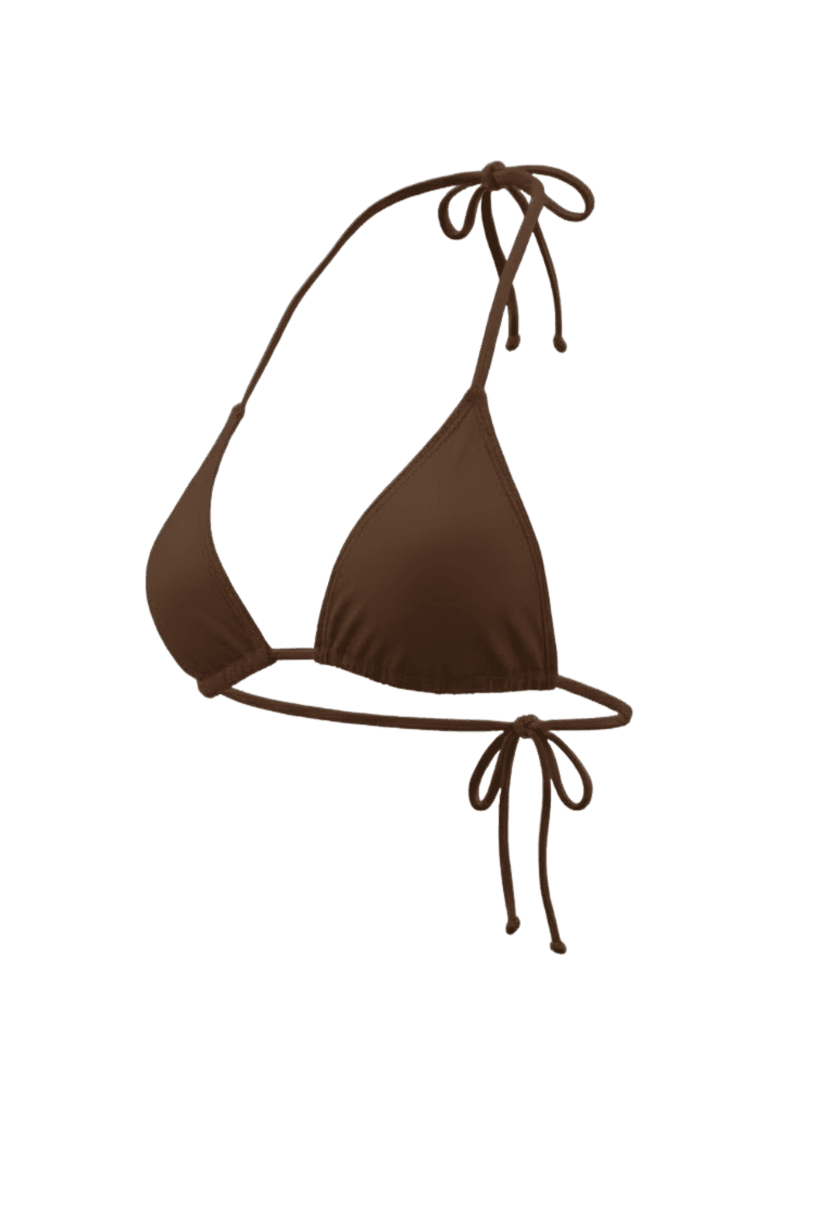 Aria Triangle Top Brown