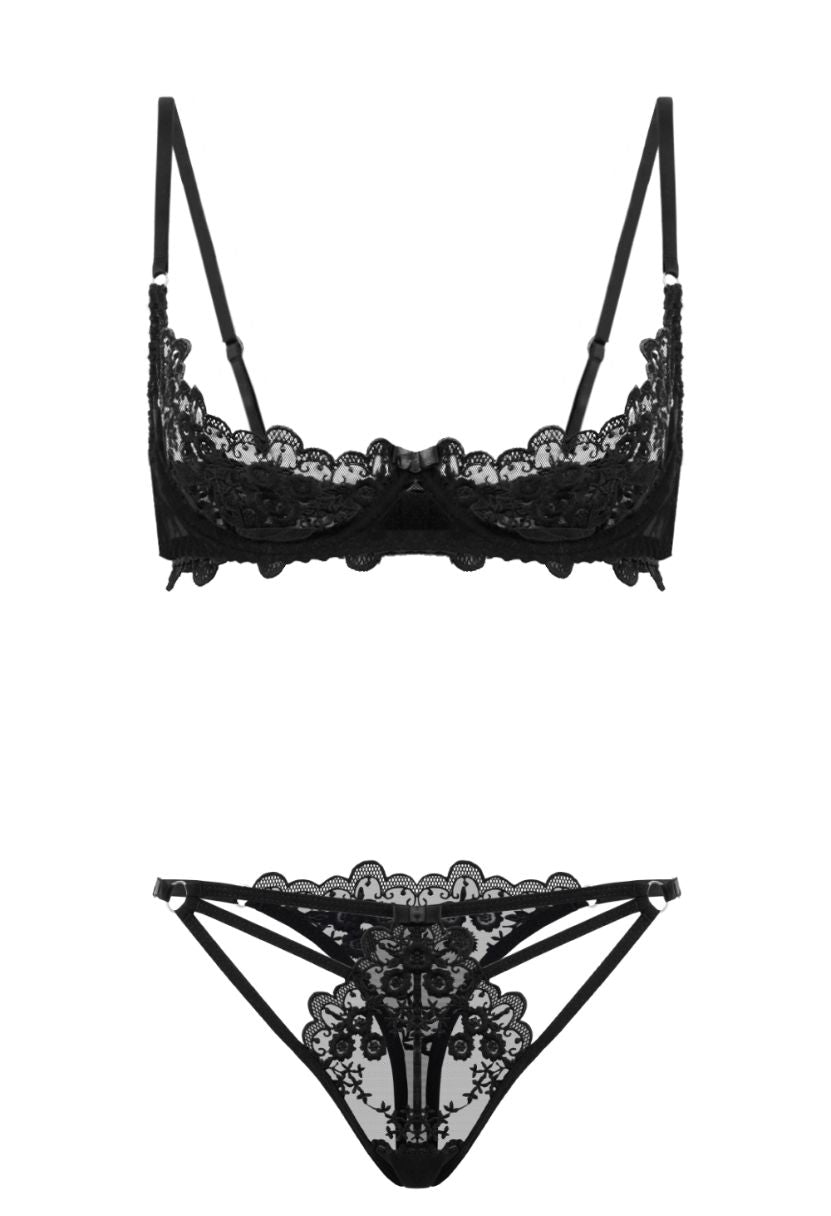 Erotica 2-Piece Set Black