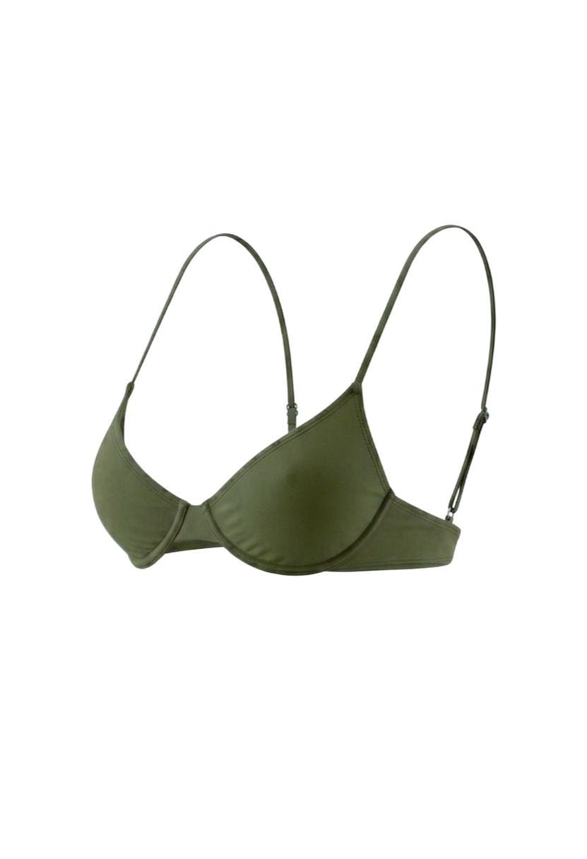 Bianca Bikini Top Olive