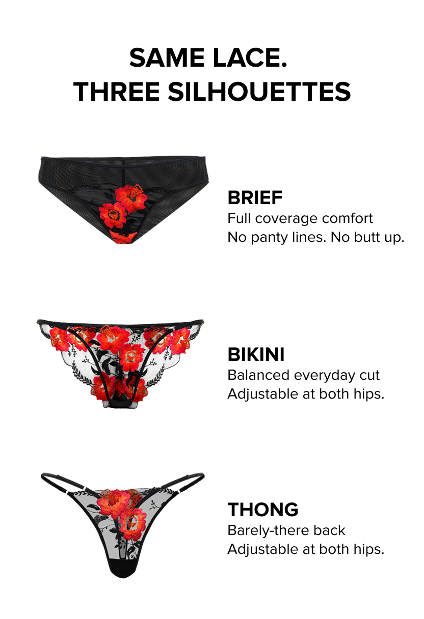 Lily Set Black Red