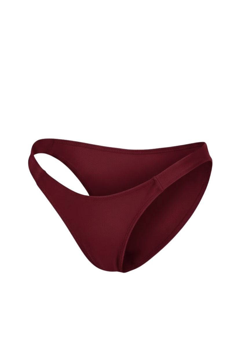 Olivia Bikini Bottom Burgundy