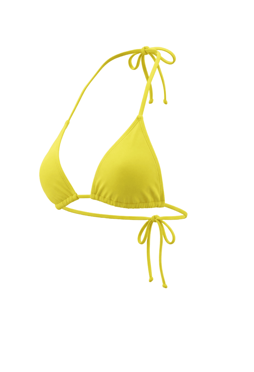 Aria Triangle Top Yellow