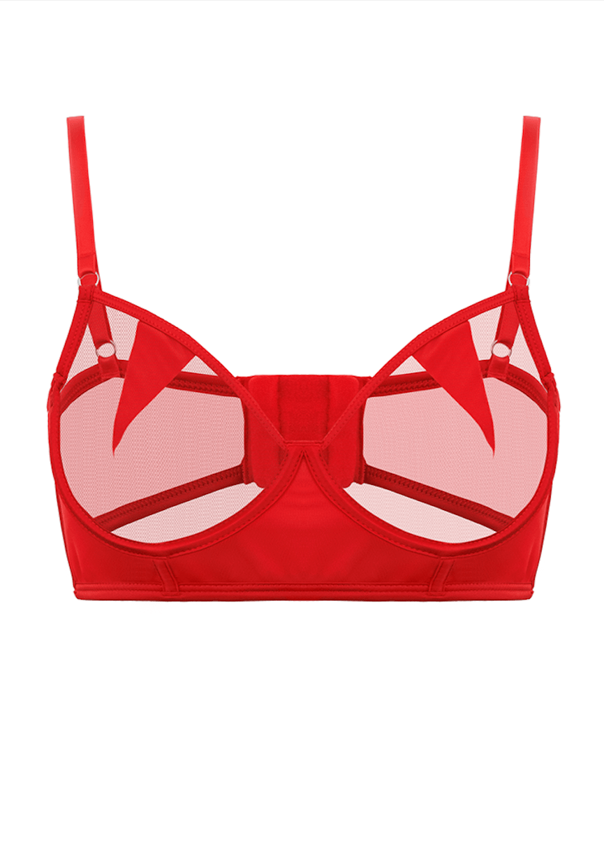 Mia Wired Bra Red