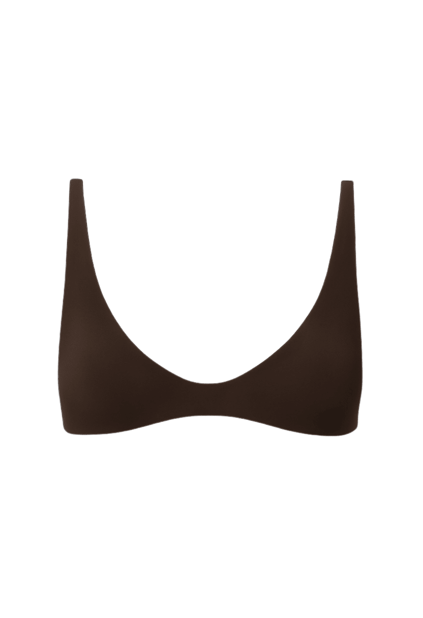 Elara Bikini Top Brown