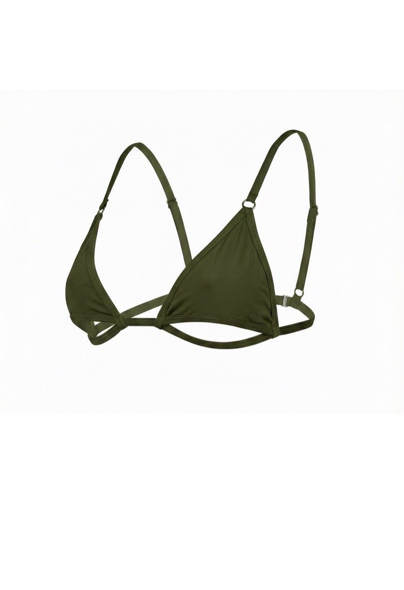 Luna Bikini Top Olive