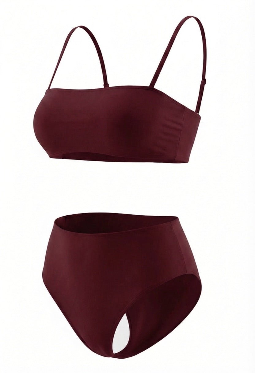 Valeria Bikini Set Burgungy