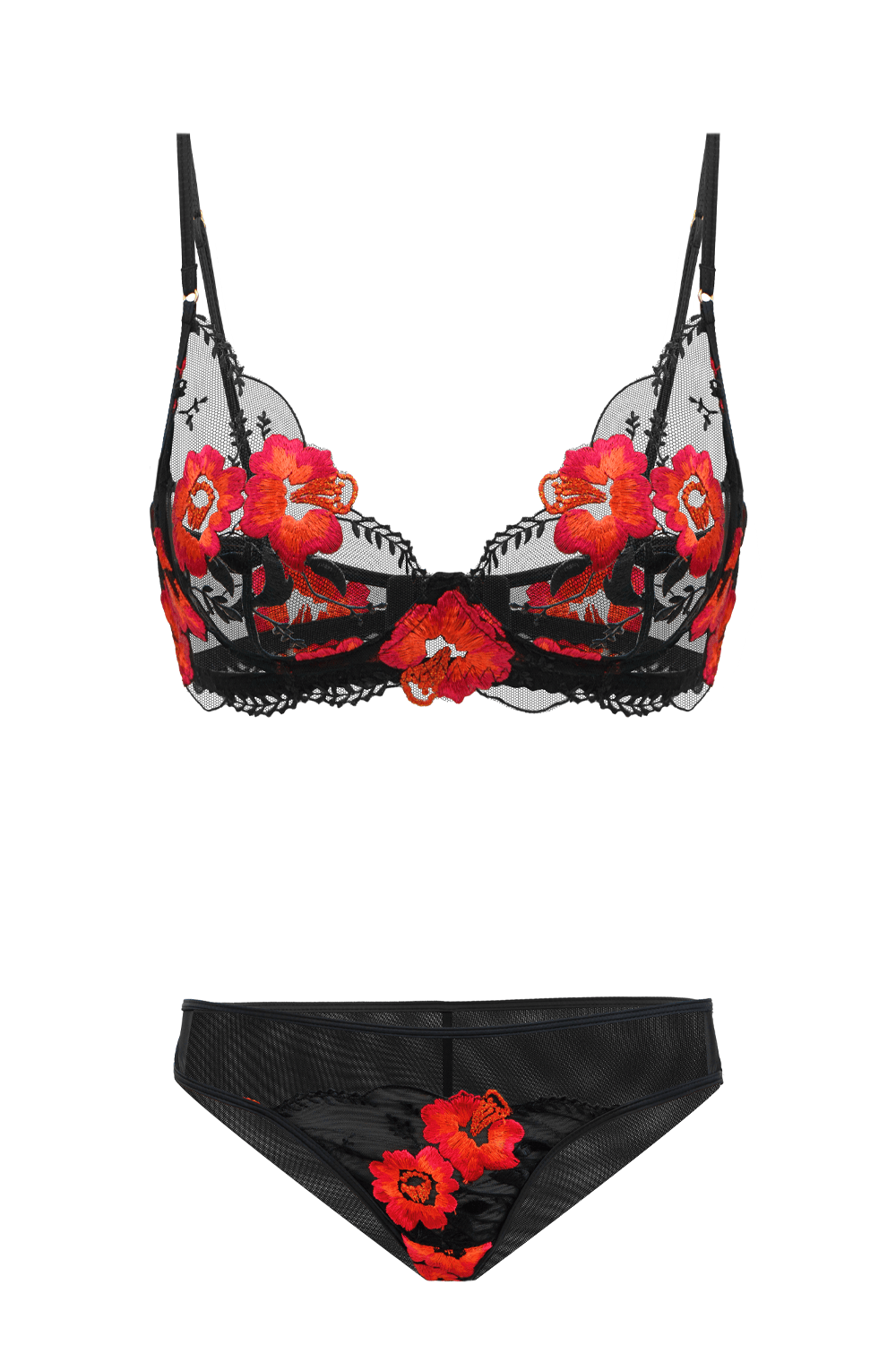 Lily Full Set Black/Red